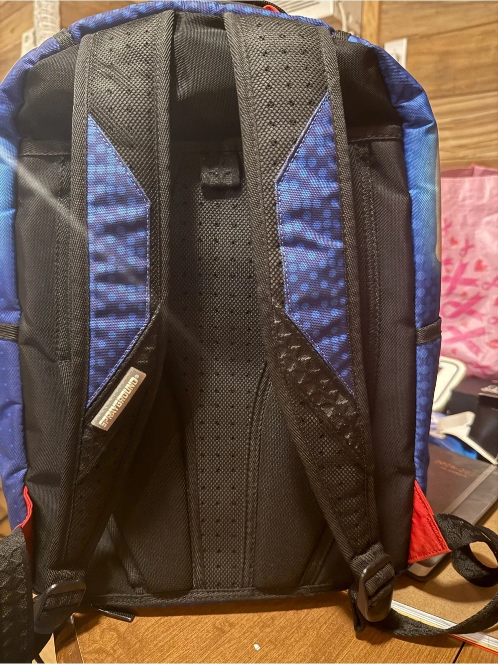 Sprayground Blue Casper Arcade Graphic Backpack